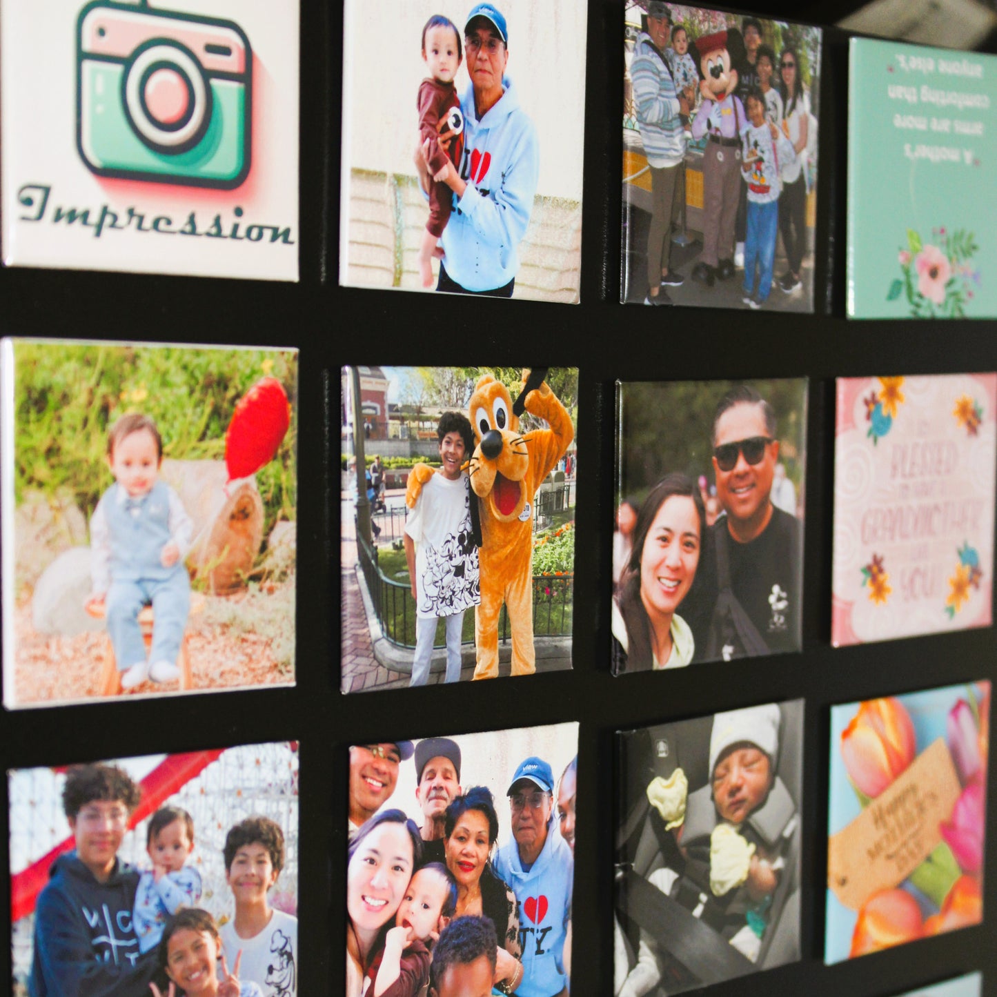 9 Pack - 2x2 Custom Photo Magnets